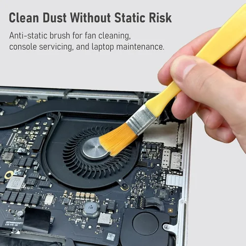 Vista 4 de HowFixit Kit de herramientas de apertura electrónica 12 en 1, juego profesional de spudger antiestático con herramientas de palanca de plástico