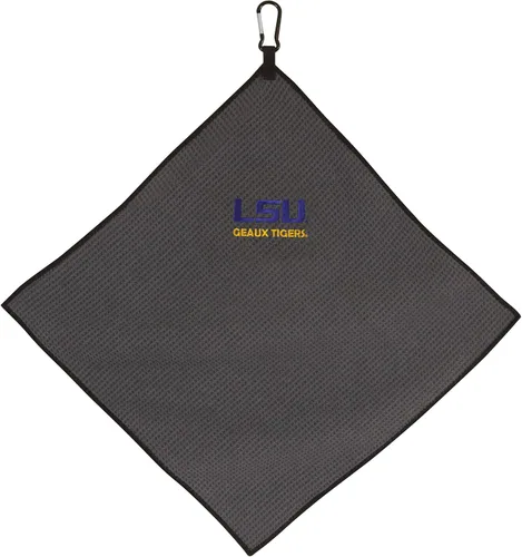 Vista 32 de Team Effort Collegiate - Toalla de microfibra gris de 15" x 15