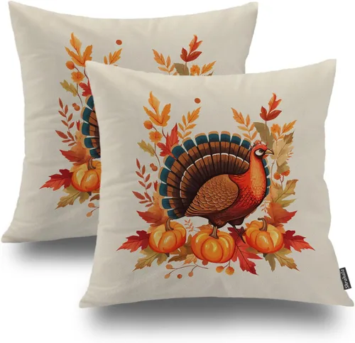 Vista 29 de Shrahala Juego de 2 fundas de almohada de mandala de color beige para exteriores, cuadradas, mandala, para interiores, de lino resistente al agua