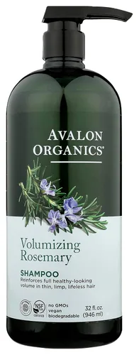 Vista 10 de Champú revitalizante de lavanda Avalon Organics, para cabello suave, brillante y agradable al tacto para cabello normal a seco, 11 onzas fluidas