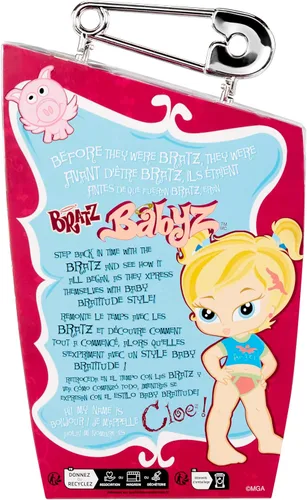 Vista 7 de Bratz Babyz Cloe - Muñeca de moda coleccionable con moda real y mascota