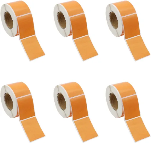 Vista 11 de Etiquetas térmicas directas de 1.57 x 1.97 pulgadas, etiquetas SAFYY de código de barras SKU, 500/rollo de calcomanías autoadhesivas para envío
