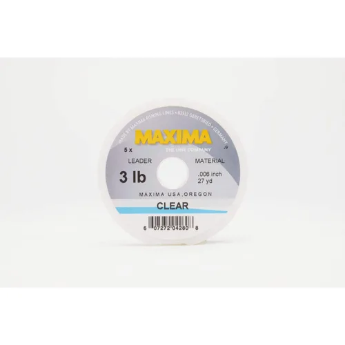 Vista 13 de Maxima Fishing Line Leader Wheel, transparente, 1 libra, 27 yardas