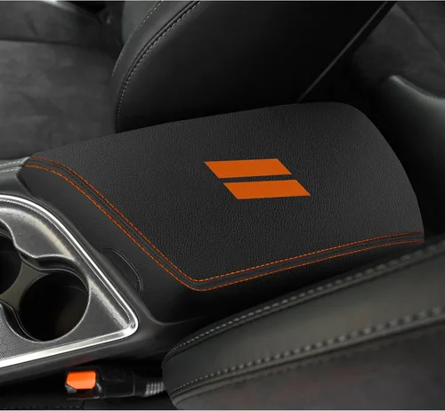 Vista 9 de YOSRTER para Accesorios de Dodge Challenger 2015 2016 2017 2018 2019 2020 2021 2022 2023 2024 Funda de Reposabrazos de Consola Central Caja