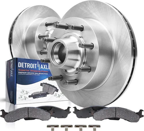 Vista 13 de Detroit Axle - Juego de rotores de freno de disco trasero + Sustitución de calibrador de freno de disco trasero izquierdo para Acura TL Honda