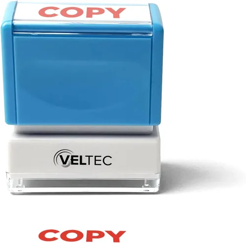 Vista 10 de Veltec Sello de Mensaje Preentintado Premium, Tinta Roja (Aprobado)