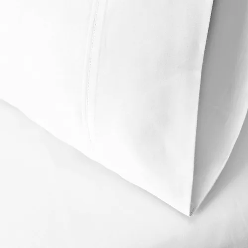 Vista 8 de Superior Juego de funda de almohada de algodón egipcio de 700 hilos, moderno satén sólido, naturalmente transpirable y refrescante, funda