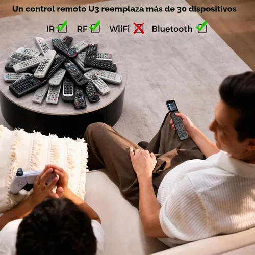 Vista 7 de SofaBaton Control remoto universal U3 con macro global