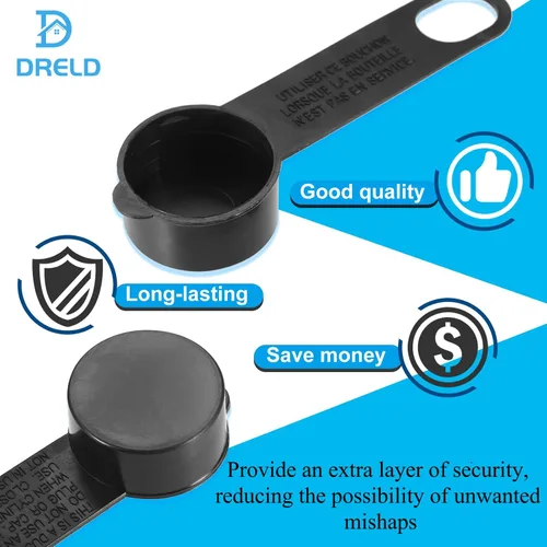 Vista 4 de Tapones antipolvo para válvula de tanque de propano QCC1 para medidor de válvula de llenado LP OPD, 10