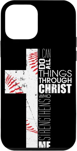 Vista 16 de Fundas de teléfono de béisbol para adolescentes y niños, entrenadores, cristianos, cruz, regalos para iPhone 17