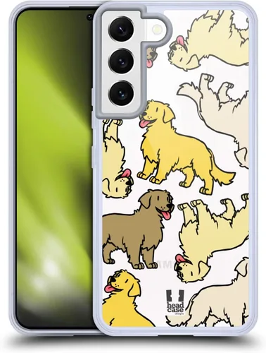 Vista 13 de Head Case Designs Funda de gel con 3 patrones de raza de perro de pastor australiano [protección de grado militar] compatible con Samsung Galaxy S22