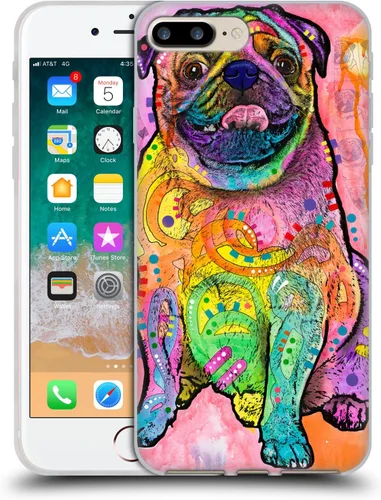 Vista 299 de Oficial Dean Russo perros 3 suave funda de Gel para Apple Iphone 7 Plus/8 Plus, Amy