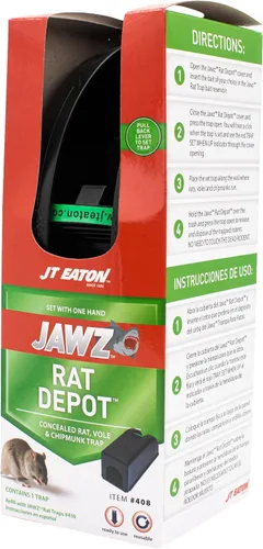 Vista 3 de J T Eaton JT Eaton 408 Jawz Depot - Trampas cubiertas para ratas y ardillas