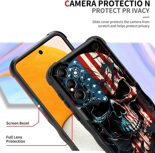 Vista 61 de Funda para Galaxy A14 5G, [Doble Capa][Protección contra Caídas de Grado Militar de 10 Pies] [Antideslizante] Funda Resistente a Prueba de Golpes