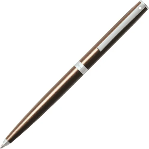 Vista 2 de Sheaffer Bolígrafo Sagaris, rojo metálico, borde cromado (E2947951)