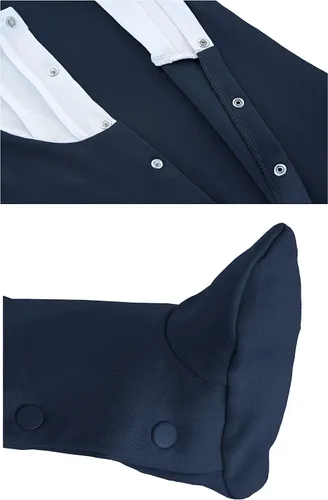 Vista 5 de Lilax Traje de esmoquin con estilo navideño para bebé niño con pajarita