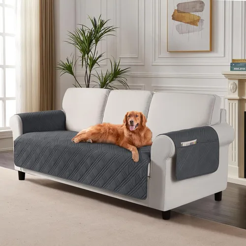 Vista 51 de TAOCOCO Fundas impermeables para silla para mascotas y perros con respaldo antideslizante, fundas para asiento de silla con bolsillo lateral