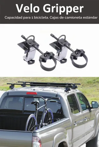 Vista 2 de Inno, portabicicletas para transportar bicicletas en plataforma de camión, de tamaño estándar