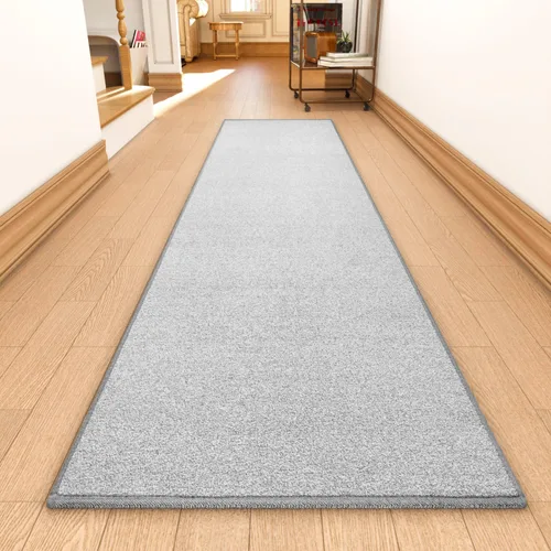 Vista 12 de AREDO Alfombra de pasillo con parte trasera de goma antideslizante, alfombra de piso suave lavable para cocina, pasillo, entrada