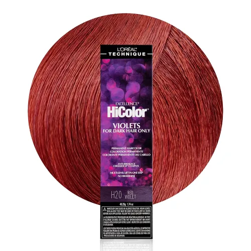 Vista 10 de L'Oréal Technique HiColor Violet & Blacks Permanent Hair Color - Anti-Breakage Ceramide R Complex, Multi-Lift with No Brassiness, For Dark Bases