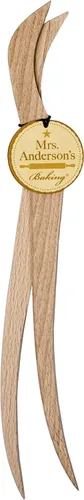 Vista 2 de Mrs. Anderson's Baking Ebelskiver Herramientas de torneado, madera de haya, 12 pulgadas, juego de 2
