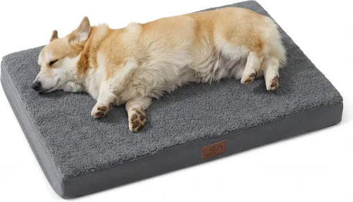 Vista 30 de Bedsure - Cama ortopédica pequeña para perros chicos, impermeable, con funda extraíble lavable, tapete de espuma con forma de huevera para mascotas