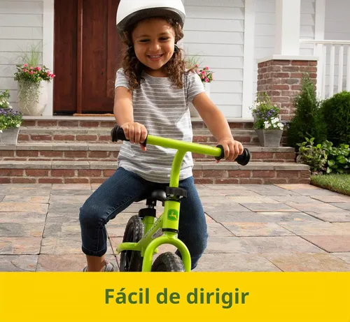 Vista 4 de TOMY John Deere - Bicicleta de equilibrio para niños pequeños, bicicleta