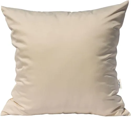 Vista 9 de TangDepot Fundas de almohada sólidas de seda sintética duradera, fundas de almohada cuadradas decorativas, fundas de almohada para interiores y Azul