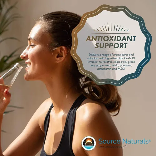Vista 4 de Source Naturals Life Force Múltiples Multivitamínicos diarios sin hierro de alta potencia Vitaminas, minerales, antioxidantes y nutrientes – Energía