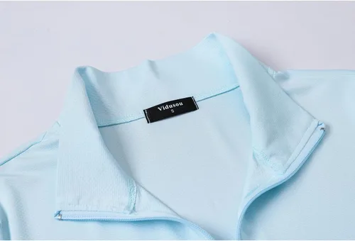Vista 4 de Vidusou Polo de golf sin mangas para mujer, camisetas deportivas ligeras para tenis