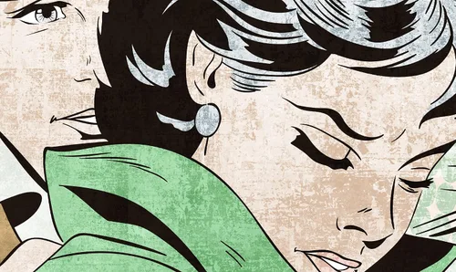 Vista 6 de Pop Art Wallpaper Vintage Comics Wall Mural