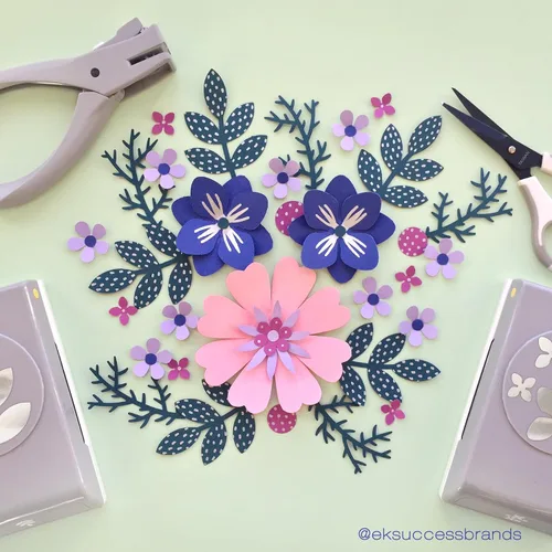 Vista 5 de EK Tools Psn L Confeti Hortensia 54-30328