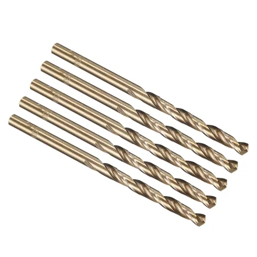 Vista 91 de PATIKIL Broca Jobber de 0.039 in, vástago recto M35 cobalto 5% acero de alta velocidad 135° acabado dorado para metal duro de acero inoxidable - 2