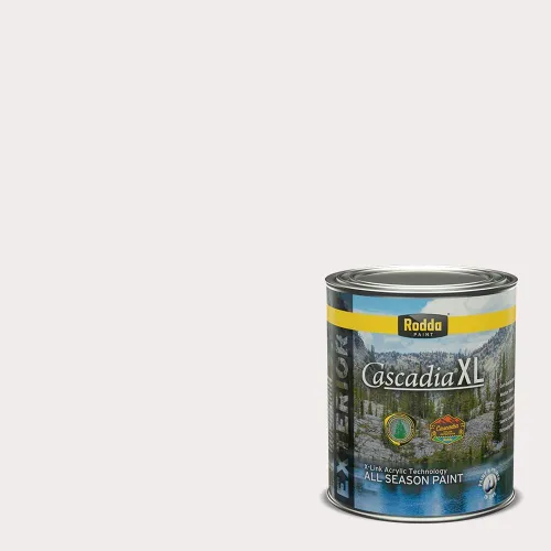Vista 60 de Rodda Paint CASCADIA XL - Pintura e imprimación satinada para exteriores en uno, cuarto de galón, blanco abstracto