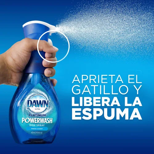 Vista 66 de Dawn Platinum Powerwash - Spray para platos, jabón para platos, aroma a manzana, 16 onzas