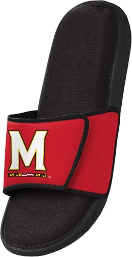 Vista 180 de FOCO Sandalias deportivas de espuma para ducha con logotipo de equipo universitario de la NCAA para hombre