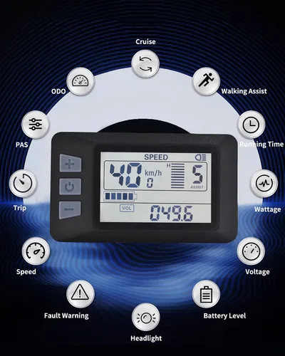 Vista 3 de Pantalla Ebike P3H