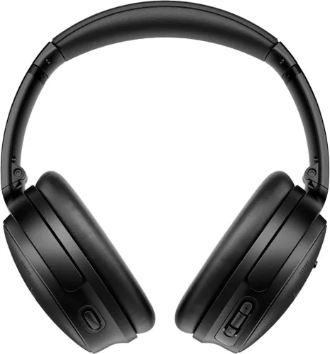 Vista 2 de Bose QuietComfort 45 Auriculares inalámbricos Bluetooth con cancelación de ruido, color negro triple (renovado)