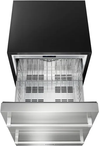 Vista 7 de Thor Kitchen Cajón para refrigerador interior y exterior de 24 pulgadas en acero inoxidable - Modelo TRF24U