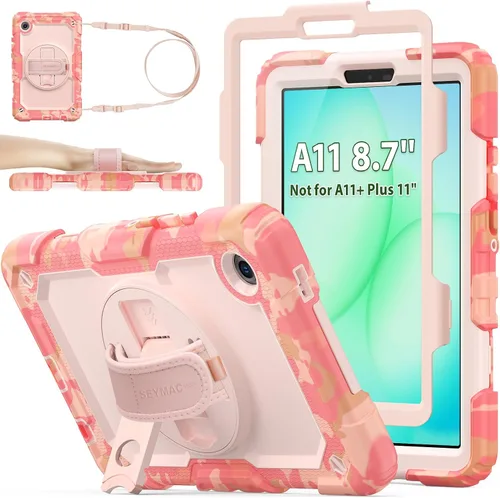 Vista 17 de SEYMAC stock Funda para Samsung Galaxy Tab A8 de 10.5 pulgadas, funda de protección contra caídas de cuerpo completo con protector de pantalla