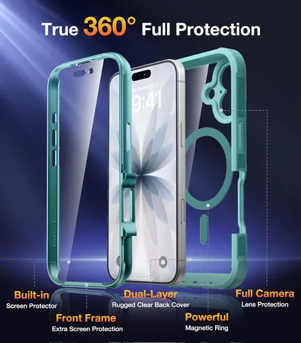 Vista 876 de DIACLARA - Funda transparente compatible con iPhone XR 6.1 pulgadas 2018
