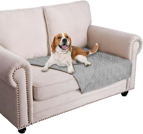 Vista 9 de Ameritex Manta Impermeable Reversible Cubierta para Cama de Perro Manta para Mascotas para Muebles Cama Sofá Sillón