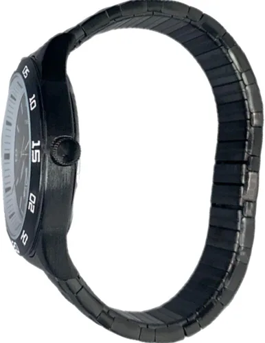 Vista 2 de Timex Tribute Reloj Acclaim de cuarzo de 1654in para hombre con correa de acero inoxidable