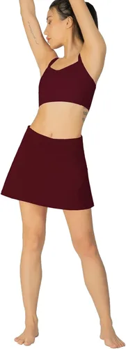 Vista 9 de MCEDAR Falda de tenis plisada para mujer con bolsillos faldas atléticas de tiro medio faldas de golf correr entrenamiento pantalones cortos