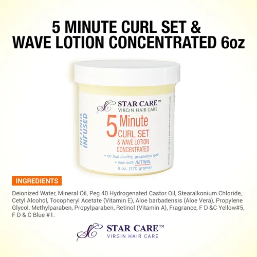 Vista 3 de Set de rizos de 5 minutos y loción ondulada concentrada con retinol, añade brillo, repara e hidrata, ideal para postizos, trenzas y permanentes, 6