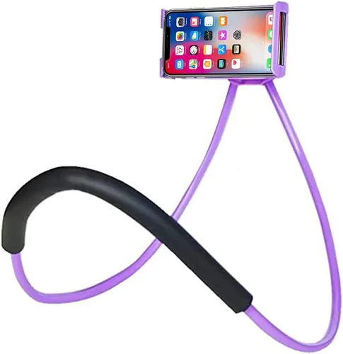 Vista 8 de Soporte universal para teléfono móvil, soporte para teléfono celular perezoso y soporte para teléfono de tableta de cuello Soporte para teléfono