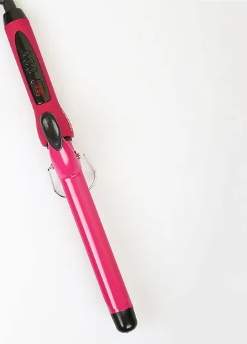 Vista 7 de Rizador de pelo de 1 pulgada y 0.984 in, rizador con estante, pinzas delgadas de cerámica de turmalina para cabello corto y largo ajustable