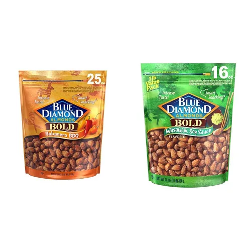 Vista 9 de Blue Diamond Almonds Paquete de nueces con sabor a vinagre Smokehouse y Salt 'N Vinagre