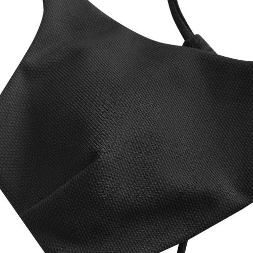 Vista 4 de ZAFUL Conjunto de bikini de dos piezas con cuello redondo para mujer, parte superior cruzada con realce