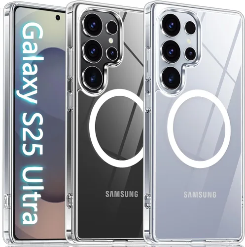Vista 103 de Oterkin Funda magnética para Samsung Galaxy A17 mate, funda de teléfono A17 compatible con MagSafe esmerilada, translúcida, a prueba de golpes Negro